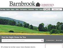 Tablet Screenshot of barnbrookrealty.com